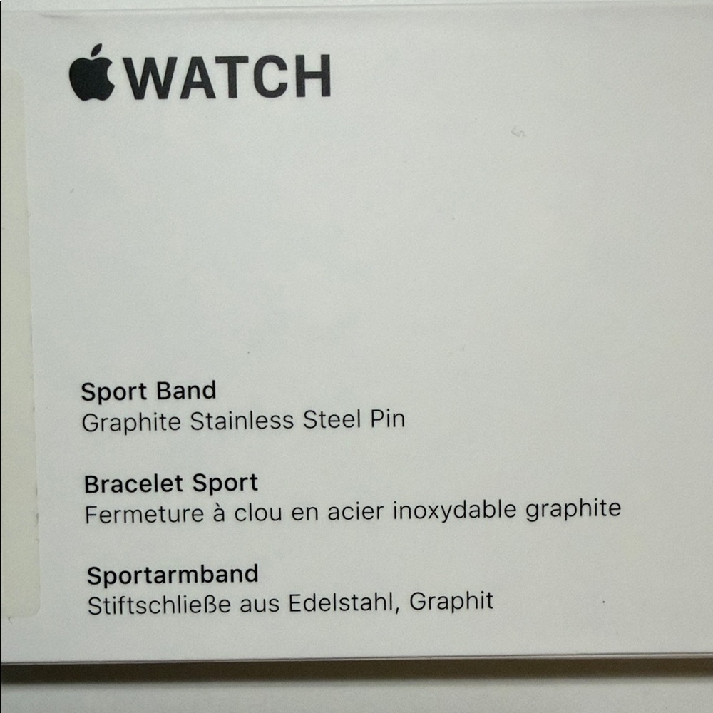 Apple Watch Stainless Steel Series 8 45mm w/ Black Band S/M - Picture 5 of 12